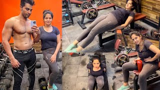 Abs🔥workout mai sonam❤️ ki halat kharab😅 | she said mujhe Chordo | 6 pack abs workout |