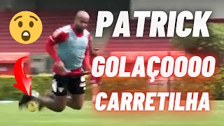 GOLAÇO DE CARRETILHA - PATRICK, PANTERA NEGRA NO TREINO DO SÃO PAULO NO C.T. DA BARRA FUNDA