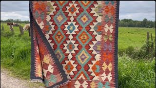 Kilim carpets | vibrant colors - Nain Trading