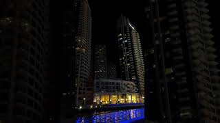 Serenity Amidst the Skyscrapers: A Beautiful Mosque in Dubai Marina 🕌🏙️ #iconicstructure