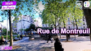 Rue de Montreuil, Paris, France | paris walking tour | Paris walk | Paris street tour