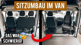 Einzelsitz mit Drehkonsole im VAN einbauen ∙ OHNE AIRBAG FEHLER 🚨 ∙ DIY Campervan Selbstausbau #06