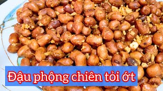 Cách làm Đậu phộng tỏi ớt giòn rụm, để lâu lạc vẫn giòn thơm #53| moon cookムーンクック