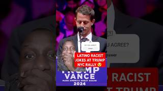 Latino Racist Jokes At TRUMP NYC Rally 😲.....#shorts #youtubeshorts #trump #kamalaharris #trending