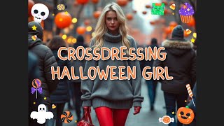 CROSSDRESSING Halloween Girl 🎃👠✨: My Sister’s Wild Plan Turned Me Into A Stylish Girl For A Night!