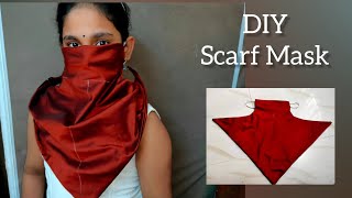 DIY Scarf Mask/ Face mask step by step easily/ kisheel Creations