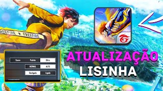 COMO JOGAR FREE FIRE LISO EM CELULAR FRACO NA NOVA ATUALIZAÇÃO DO FREE FIRE! FF SEM TRAVAMENTOS