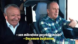 Muharrem İnce İncebüs'ü Kullanıyor 😎