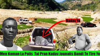 Video Sa Ka Few Kriye- Men Koman La Polis Tal Pran Kadav Jounalis Bandi Te Tire Laboul 12 Yo 😥😥😥