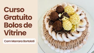 RECEITAS DE BOLOS DE VITRINE | CURSO GRÁTIS