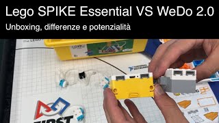 Lego SPIKE Essential VS WeDO 2.0 - unboxing, differenze e potenzialità #legoeducation #legorobot