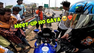 Meet-up ho Gaya 🥹❤️‍🔥❤️‍🔥 || Amritdhara Waterfall || Manendragarh #motovlog #r15