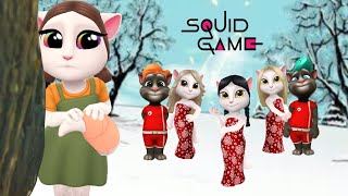 My Talking Angela 2 🏳️🚦😱 Squid Game Running 🤣