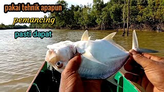 # mancing dimuara# umpan udang hidup mancing kakap tapi bukan kakap putih dimuara