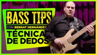 Cómo mejorar nuestra TÉCNICA DE DEDOS al bajo - Bernat Hernández