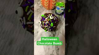 Halloween chocolate-bomb #halloween#fun #delicious #ideas #season#spooky #chocolate #shorts#easy