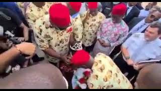 Atiku Arrives In Anambra For PDP Presidential Campaign