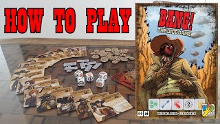 Bang! The Dice Game - How to Play [Shootout in the wild west!]