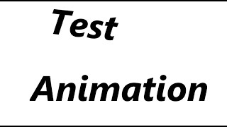 test animation