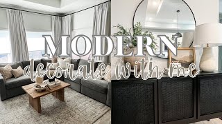 MODERN & MINIMAL DECORATE WITH ME 2023 | Ways to make your home feel high end