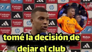 Las declaraciones de Kylian Mbappé y su salida tras el partido entre Real Madrid y Leganés