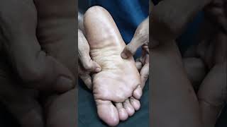 Very Satisfying ASMR Foot Massage By Indian Barber #shorts