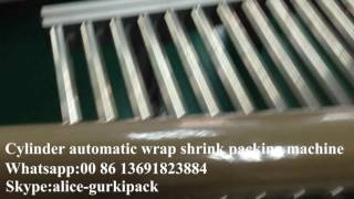 Cylinder shrink and packing machine,pof film shrinking packing machine