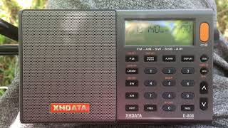 Receiving Radio France Internationale using XHDATA D-808 and Long wire antenna