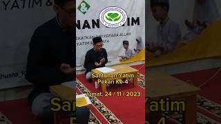 Santunan Yatim Pekan Ke-4 | Jumat, 24 November 2023