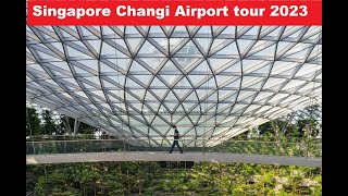 Walking tour. Changi Airport Singapore.The Best airport In The World?