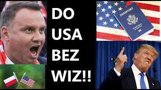 [PILNE!!] Do USA bez wiz. Donald Trump podjął decyzję