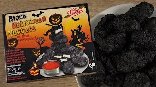 Black Halloween Chicken Nuggets