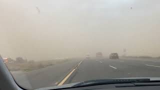 Driving Through a Dust Storm