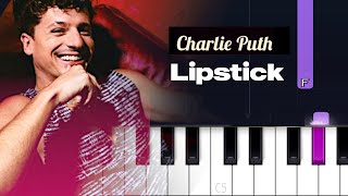 Charlie Puth - Lipstick | Piano Tutorial