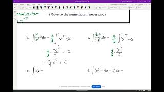 Unit 6: 6.8 Basic Antidifferentiation Rules Video 3