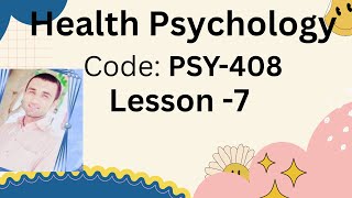 Health   psychology psy 407 Lesson No 07