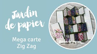 Méga carte Zig Zag - Stampin' Up! #jardindepapier #stampinup #stampinupcanada