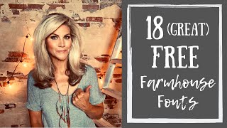 18 Favorite Farmhouse Fonts