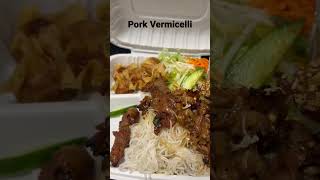 BBQ Pork Vermicelli #shorts #asmr #asmrvideo