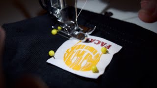 How to Sew Patch Onto Sleeve