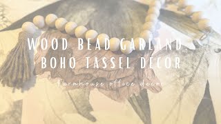 Farmhouse Style Bead Garland Review | Add Rustic Charm to Your Home Decor!