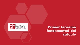 Primer teorema fundamental del calculo