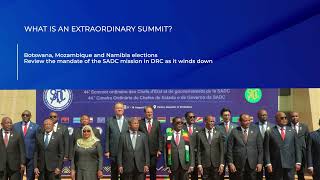 SADC Extraordinary Summit Zimbabwe 2024