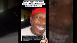 Sauce walka buys a 1 million dollar diamond grill 👀