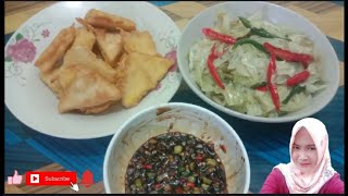 MENU HARIAN PART 1,,TUMIS KUBIS,TAHU GORENG,SAMBAL KECAP