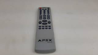 How to Change Batteries / Access Compartment on Apex Remote KDT1C-C2 for TV Model Apex AT1314DV