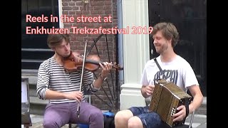 Enkhuizen Trekzakfestival 2019 - Busking in the streets at Dutch button box festival