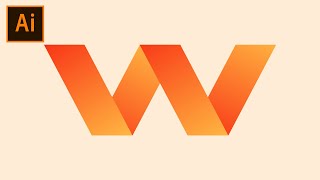 Letter W Logo Design Tutorial in illustrator