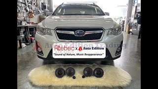 Subaru XV Singapore X Rebec Car Audio speakers upgrade - Sound of Nature, Music Reappearance