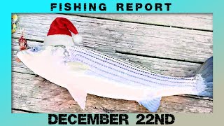 New Jersey Fishing Report December 22nd #surffishing #striperfishing